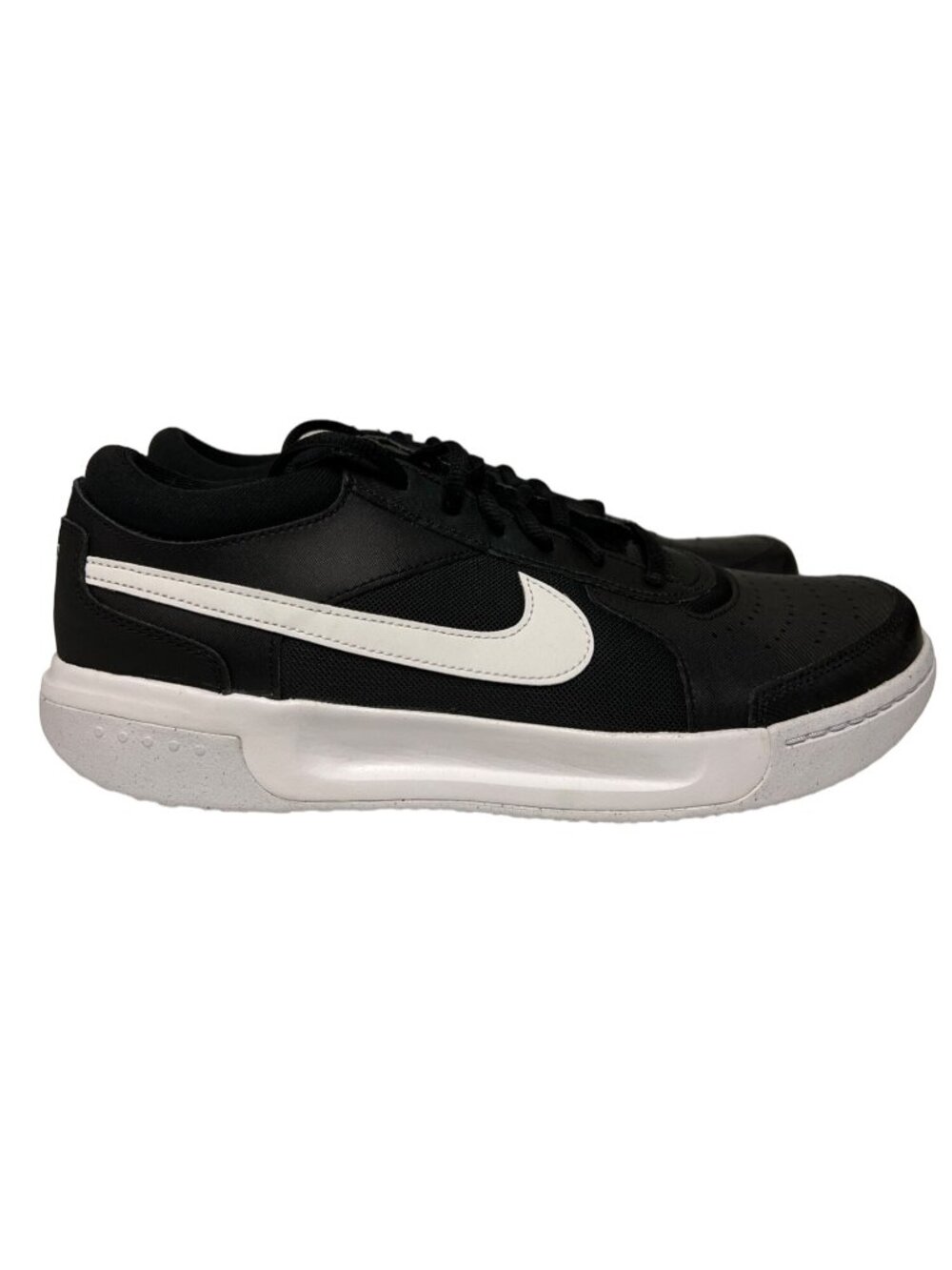 Nike Court Zoom Lite 3 Black White Tennis Shoes Men Size 9.5 DV3258-001 NEW
